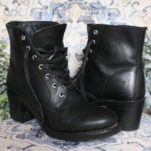 Frye Combat Boots! Barley Used!